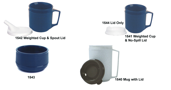 Weighted Mugs and Bowl